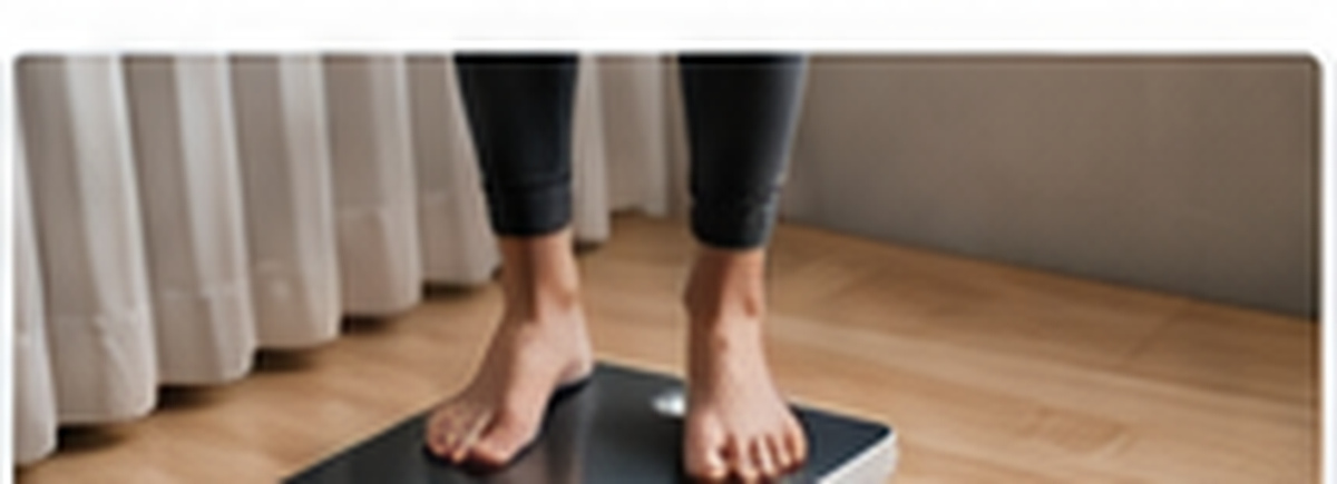 Tracking Your Progress — feet on a scale